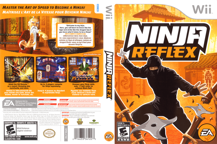 Ninja Reflex artgametdbcomwiicoverfullHQUSRNZE69png