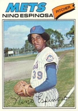 Nino Espinosa 1977 Topps Nino Espinosa 376 Baseball Card Value Price Guide