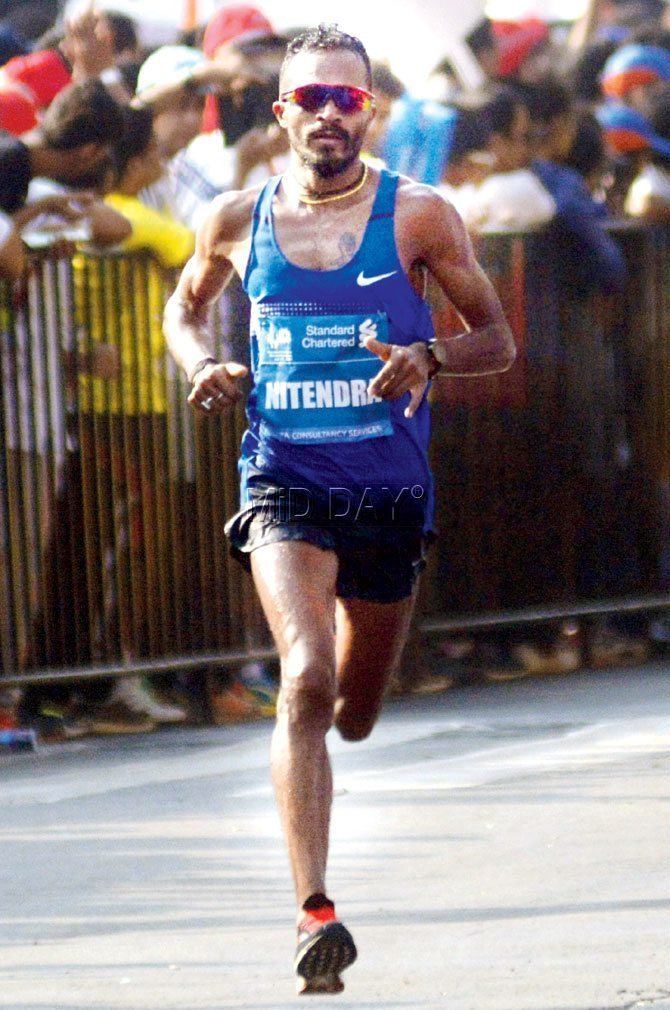 Nitendra Singh Rawat Stylish army man Nitendra Rawat sets record at Mumbai Marathon Sports