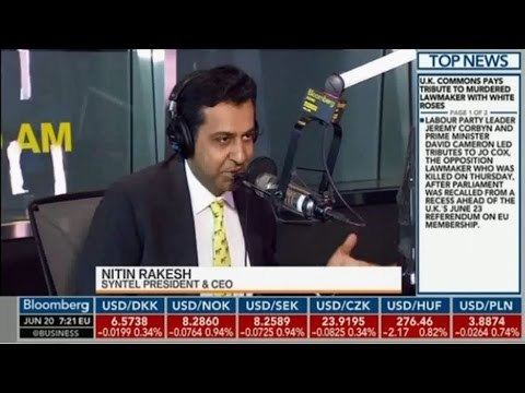 Nitin Rakesh Syntel CEO Nitin Rakesh on Bloomberg TV YouTube