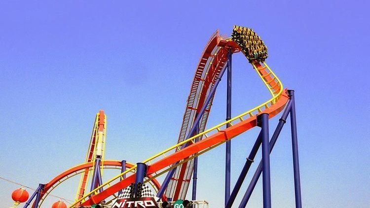 Nitro (Adlabs Imagica) Nitro Roller Coaster Ride Theme Park Rides Imagica India39s