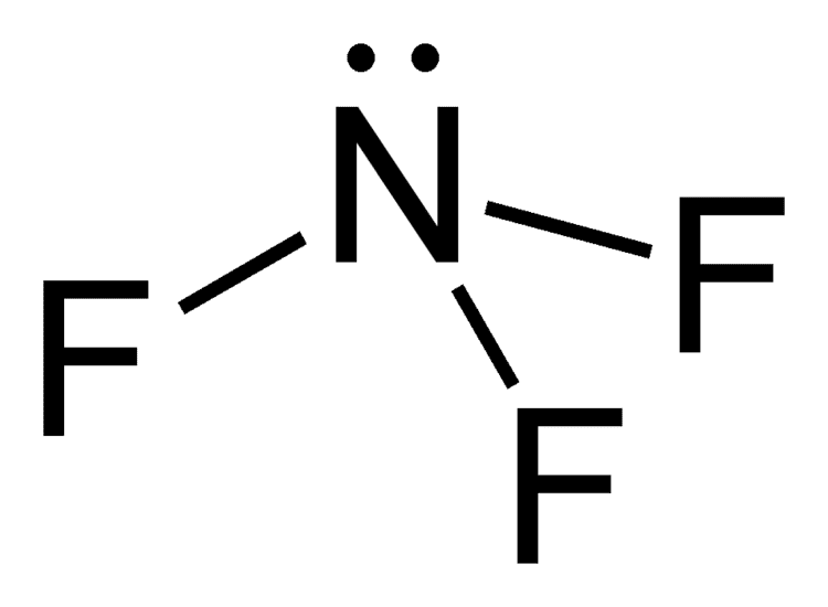 Nitrogen trifluoride FileNitrogentrifluoride2Dpng Wikimedia Commons