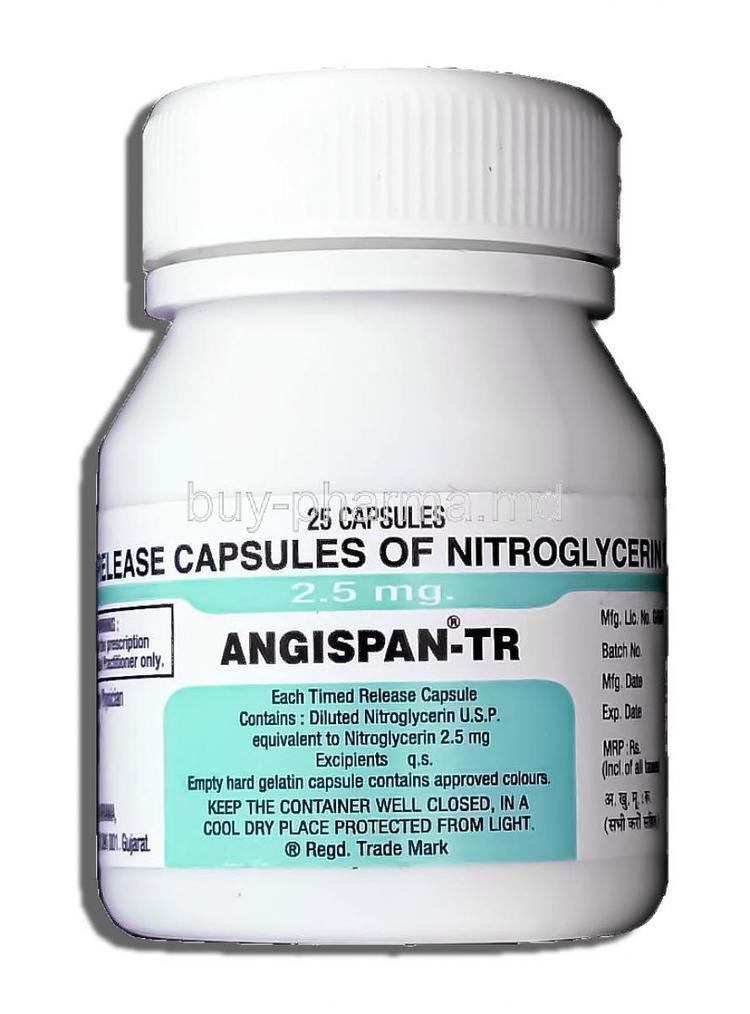 Nitroglycerin (drug) Angispantr Nitroglycerin Glyceryl Trinitrate Buy Angispantr