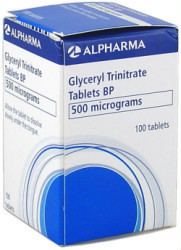 Nitroglycerin (drug) Glyceryl Trinitrate 500mcg ExpressChemistcouk Buy Online