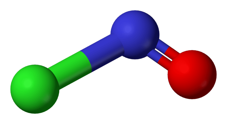 Nitrosyl chloride FileNitrosylchloride3Dballspng Wikimedia Commons