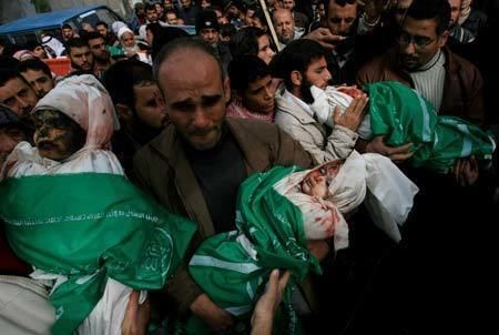 Nizar Rayan Funeral of family members of killed Hamas leader World
