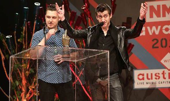 NME Awards Arctic Monkeys dominate NME Awards 2014 scooping five gongs