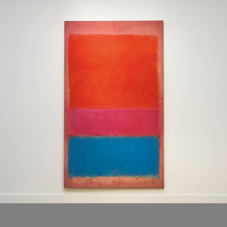 No 1 (Royal Red and Blue) modern interior design Mark Rothko 39Royal Red and Blue39 from 1954