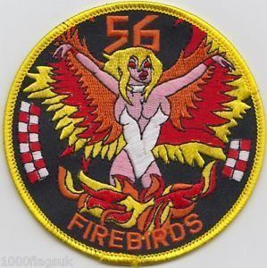 No. 56 Squadron RAF RAF no 56 Squadron The Firebirds Royal Air Force Embroidered Crest