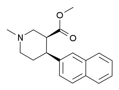 N,O-Dimethyl-4-(2-naphthyl)piperidine-3-carboxylate