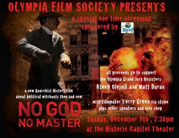 No God, No Master OFS presents ONE NIGHT ONLY A SCREENING OF NO GOD NO MASTER TO