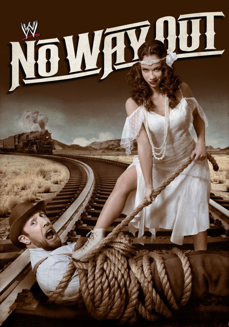 No Way Out (2012) movie setWWE NO WAY OUT AJ Brooks as AJ Lee amp Daniel Bryanwestern