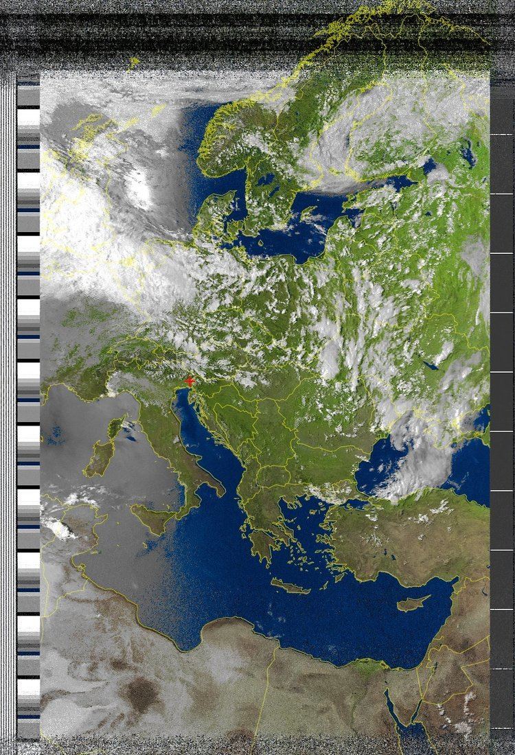 NOAA-15 Weather Satellite Images