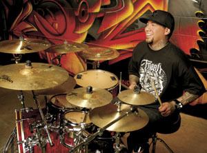 Noah Bernardo Wuv PODs Stickman Shines On The Bands Latest Modern Drummer