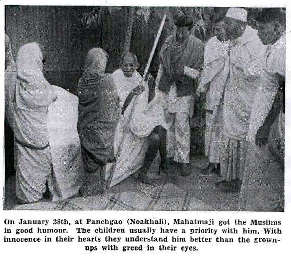 Noakhali riots Gandhi in Noakhali 1947 At The Edge