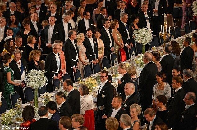 Nobel Banquet Nobel Peace Prize 2012 Royals and laureates among the glittering