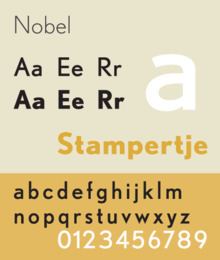 Nobel (typeface) httpsuploadwikimediaorgwikipediacommonsthu