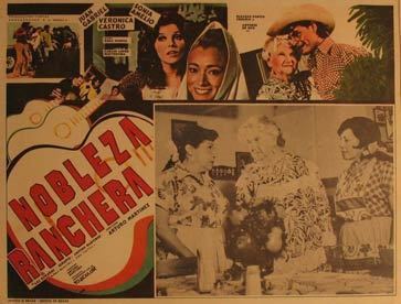 Nobleza ranchera Nobleza Ranchera Movie poster Cartel de la Pelcula Veronica