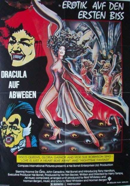 Nocturna: Granddaughter of Dracula NOCTURNA 1979 NAI BONET YVONNE DECARLO JOHNNY CARRADINE Classic