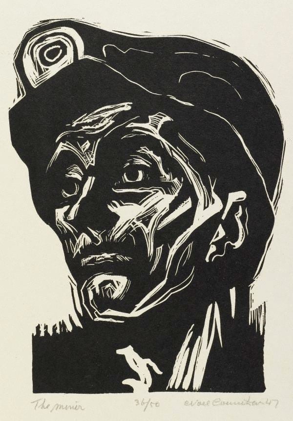 Noel Counihan The miner 1947 by Noel Counihan The Collection Art Gallery NSW