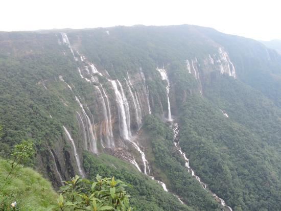 Nohsngithiang Falls Nohsngithiang Falls Picture of Seven Sisters Falls Cherrapunjee