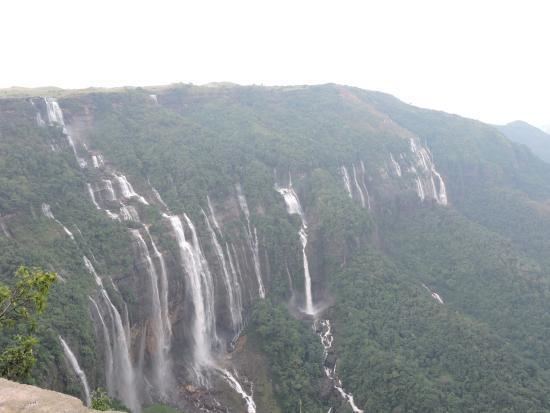 Nohsngithiang Falls Nohsngithiang Falls Picture of Seven Sisters Falls Cherrapunjee