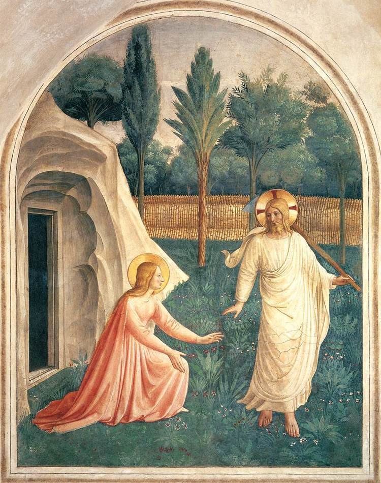 Noli me tangere Noli Me Tangere 1440 1442 Fra Angelico WikiArtorg