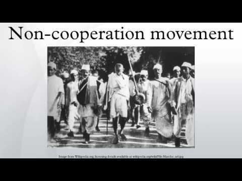 Non-cooperation movement Noncooperation movement YouTube