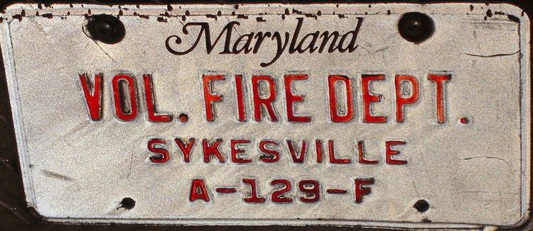 Non-passenger and special vehicle registration plates of Maryland