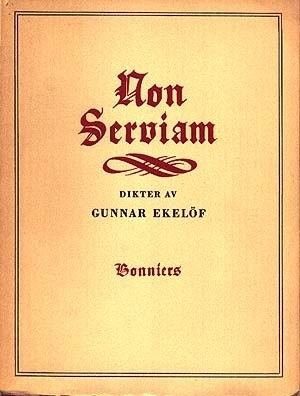 Non Serviam (poetry collection)