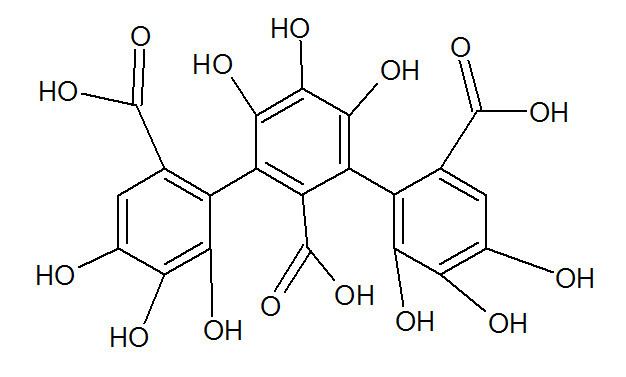 Nonahydroxytriphenic acid