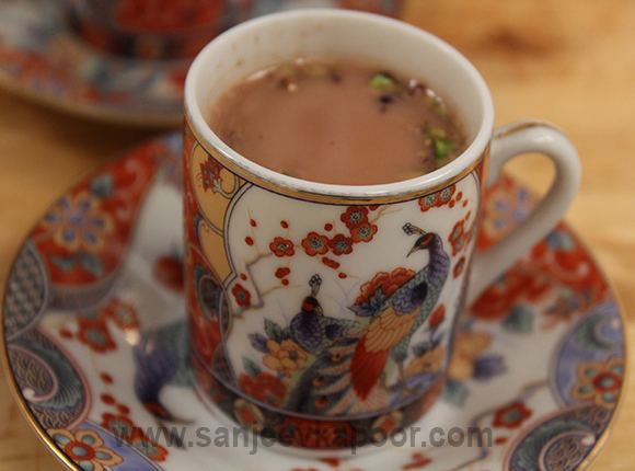 Noon chai How to make Noon Chai Kashmiri Tea recipe by MasterChef Sanjeev