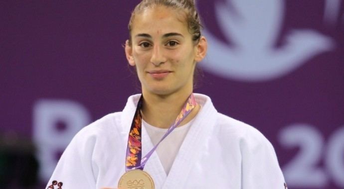 Nora Gjakova Gjakova as a lightweight judo champion Kosovo Diaspora