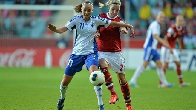 Nora Heroum Nora Heroum Finland amp Cecilie Sandvej Denmark UEFA