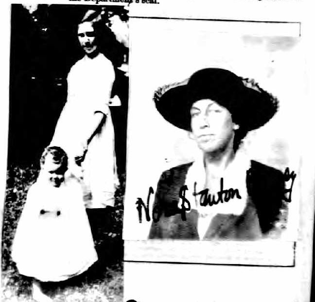 Nora Stanton Barney Nora Stanton Blatch Barney 1921 with daughters Harriet DeF Flickr