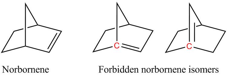 Norbornene FileNorbornene isomers Bredt rulepng Wikimedia Commons