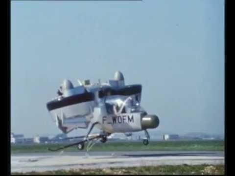 Nord Aviation N 500 Cadet Nord 500 Cadet ducted fan VTOL concept July 23 1968 YouTube