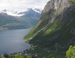 Norddal (village) httpsuploadwikimediaorgwikipediacommonsthu