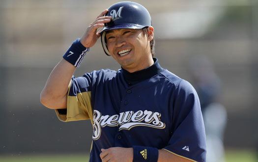 Nori Aoki Brewers By the Jersey Numbers 7 Norichika Aoki The Brewer Nation