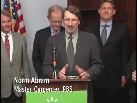 Norm Abram PBS Master Carpenter Norm Abram receives EyeSmart Award YouTube