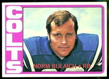 Norm Bulaich wwwfootballcardgallerycom1972Topps232NormBu