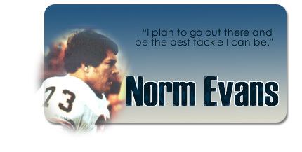 Norm Evans Seattle Seahawks Spirit of 1976 Page