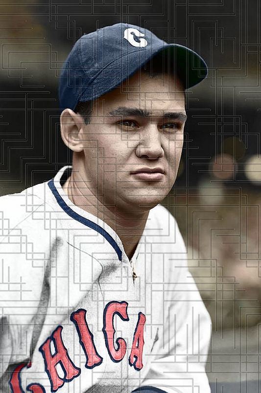 Norm Schlueter Norm Schlueter 1938 Chicago White Sox Baseball 4x6 colorized