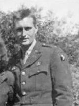 Norman Dike, a former commander of Easy Company wearing his uniform