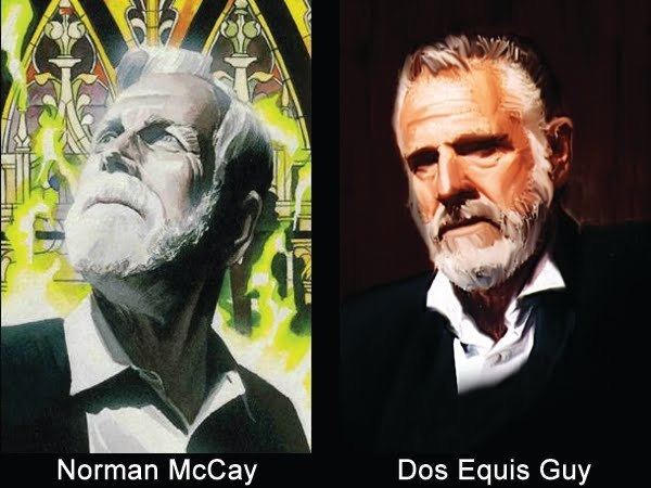 Norman McCay Norman vs The Dos Equis Guy The Comic Book Literacy Documentary Blog
