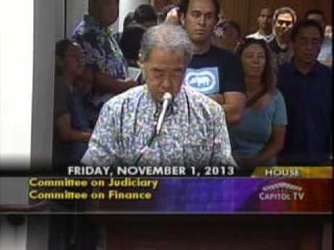 Norman Sakamoto Former Senator Norman Sakamoto testifies on JUDFIN Committee YouTube