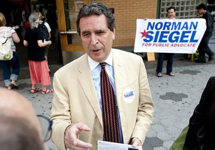 Norman Siegel Candidate Norman Siegel Public Advocate NY Daily News