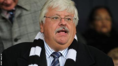 Norman Smurthwaite Port Vale chairman Norman Smurthwaite says managers job is a