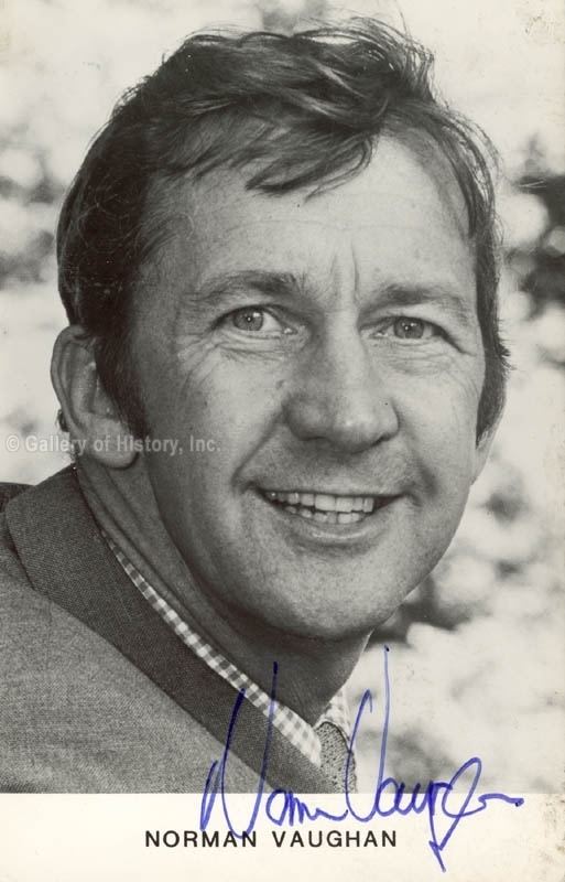 Norman Vaughan (comedian) Norman Vaughan Printed Photograph Signed In Ink Autographs