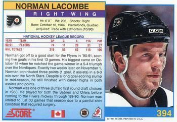 Normand Lacombe The Trading Card Database Normand Lacombe Gallery 199192